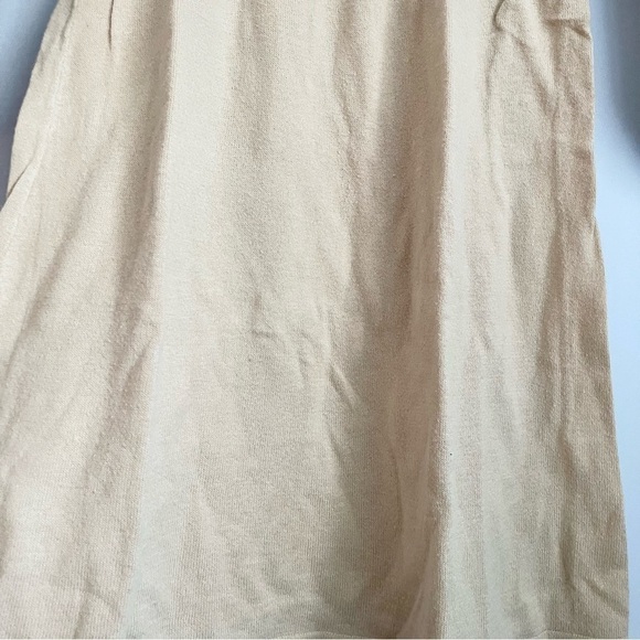 3/$20 ❤️ Marks & Spencer Tan Knit Lightweight Long Top UK 8/US 4 - Picture 5 of 8